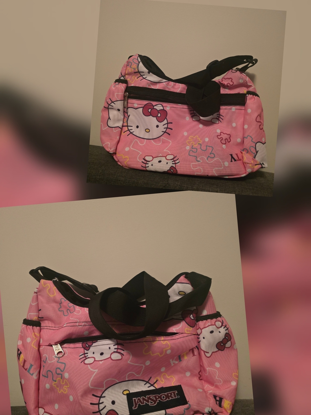 Hello Kitty x Jansport Pink Kids Crossbody Bag